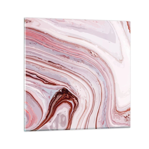 Glasbild - Bild auf glas - Geradeaus, dann rechts runter - 70x70 cm