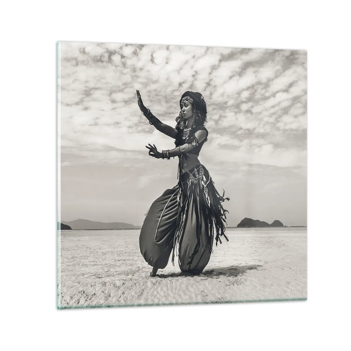 Glasbild - Bild auf glas - Der Tanz der südlichen Inseln - 40x40 cm