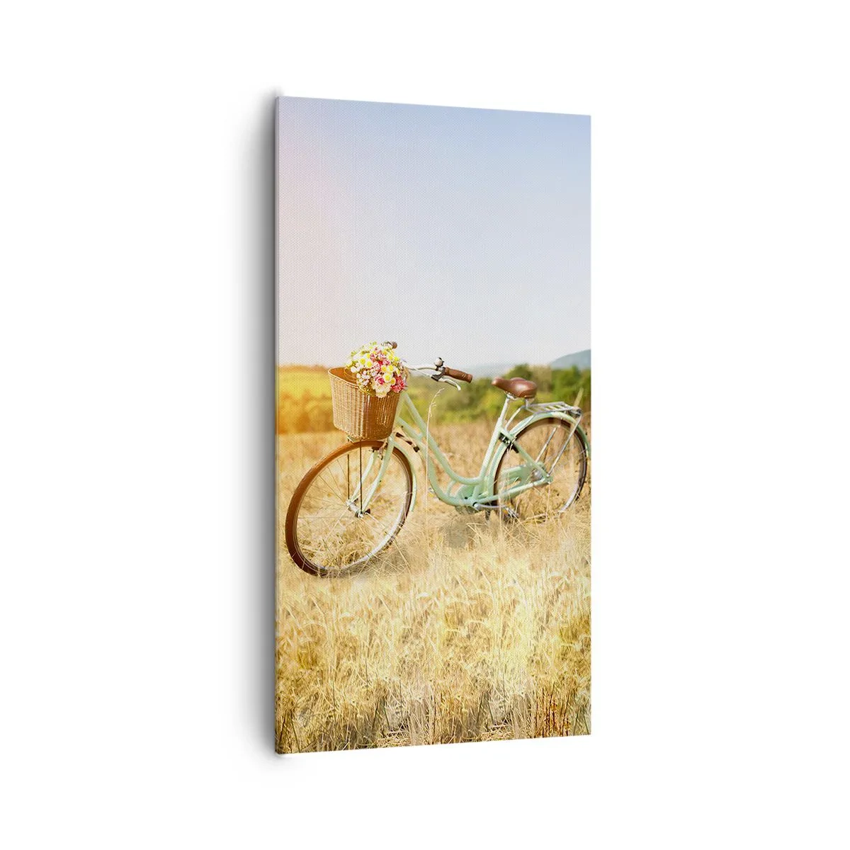 Bild auf Leinwand - Leinwandbild - Ich bleibe eine Weile hier - 65x120 cm