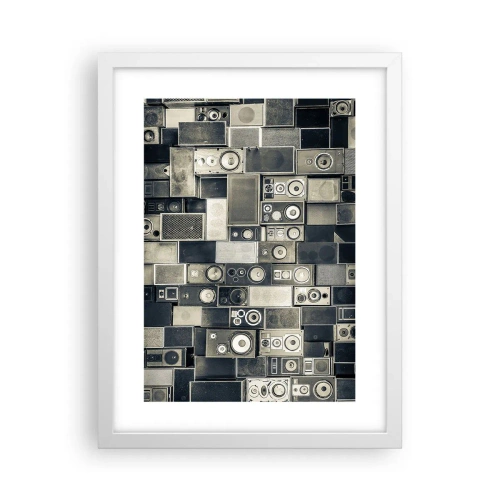 Poster in einem weißen Rahmen - Und es ist alles in Ordnung - 30x40 cm