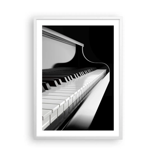 Poster in einem weißen Rahmen - Harmonie von Formen und Farben - 50x70 cm