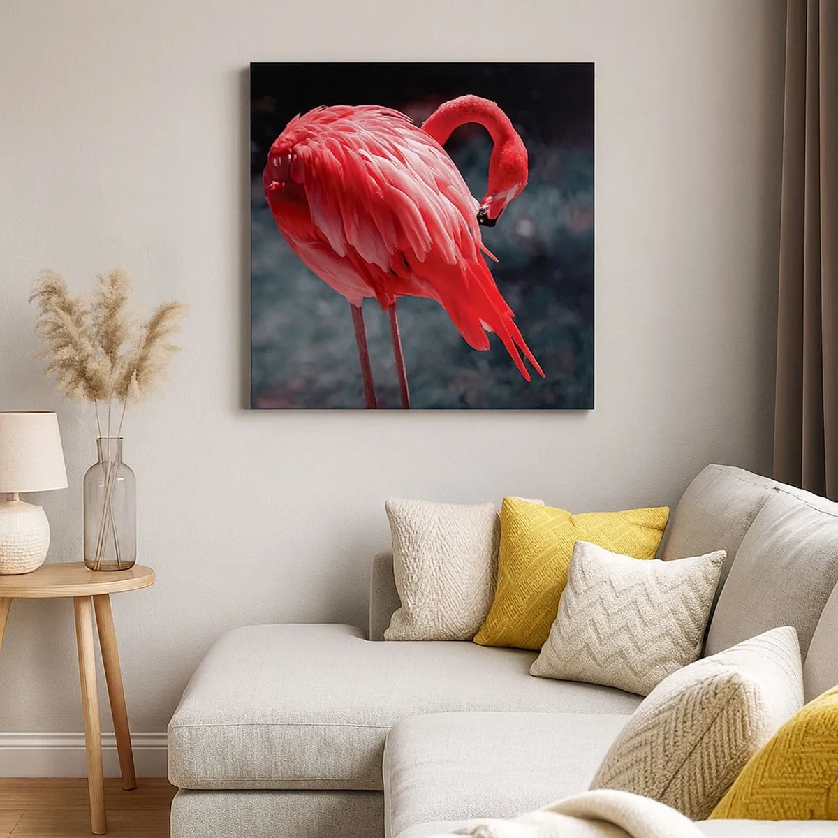 Bild auf Leinwand - Leinwandbild - Ein purpurrotes Gedicht der Natur - 30x30 cm