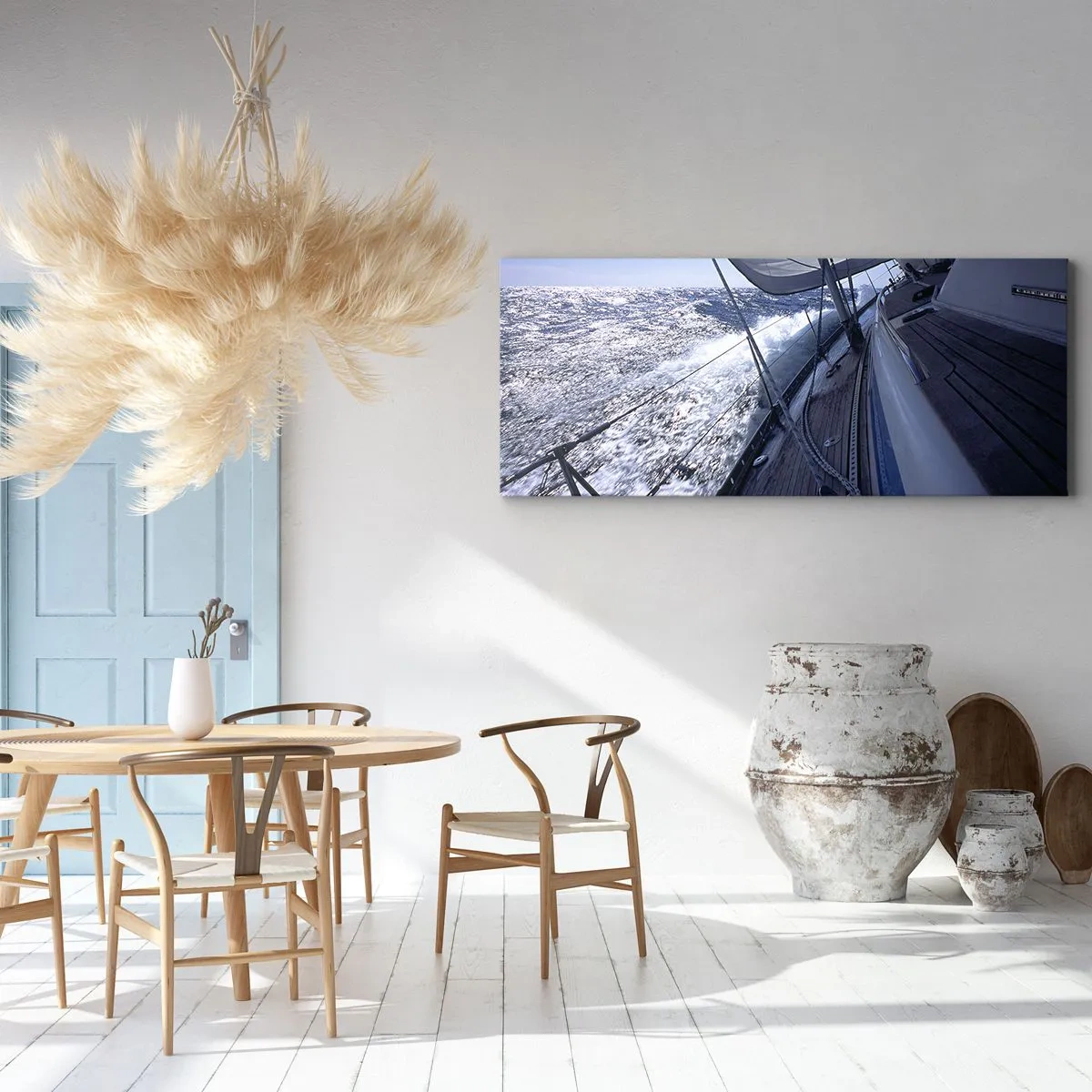 Bild auf Leinwand - Leinwandbild - Ich weiß was es heißt ein Vogel zu sein - 90x30 cm