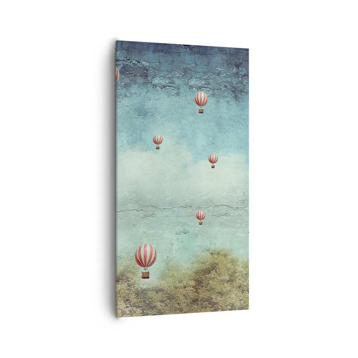 Bild auf Leinwand - Leinwandbild - Frei von der Hektik des Lebens - 65x120 cm