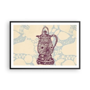 Poster in einem schwarzem Rahmen - Schönheit des Alltags - 91x61 cm