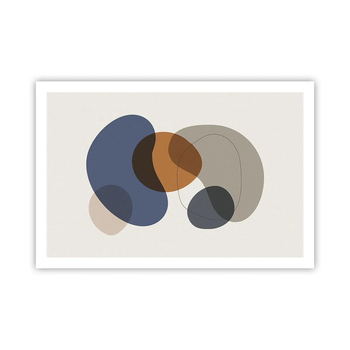 Poster - Farbtropfen - 91x61 cm