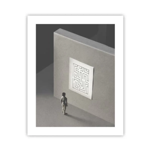 Poster - Aber wo bin ich? - 40x50 cm