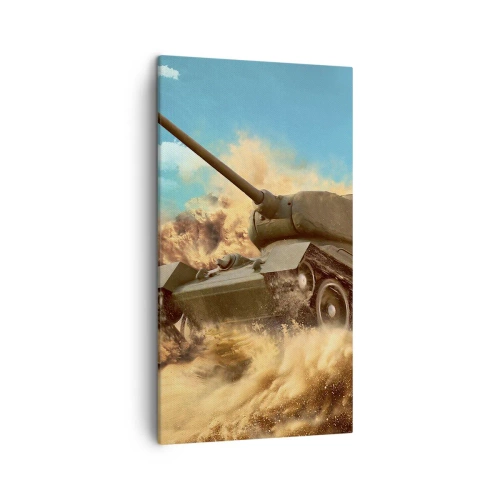 Bild auf Leinwand - Leinwandbild - Nicht zu besiegen - 45x80 cm