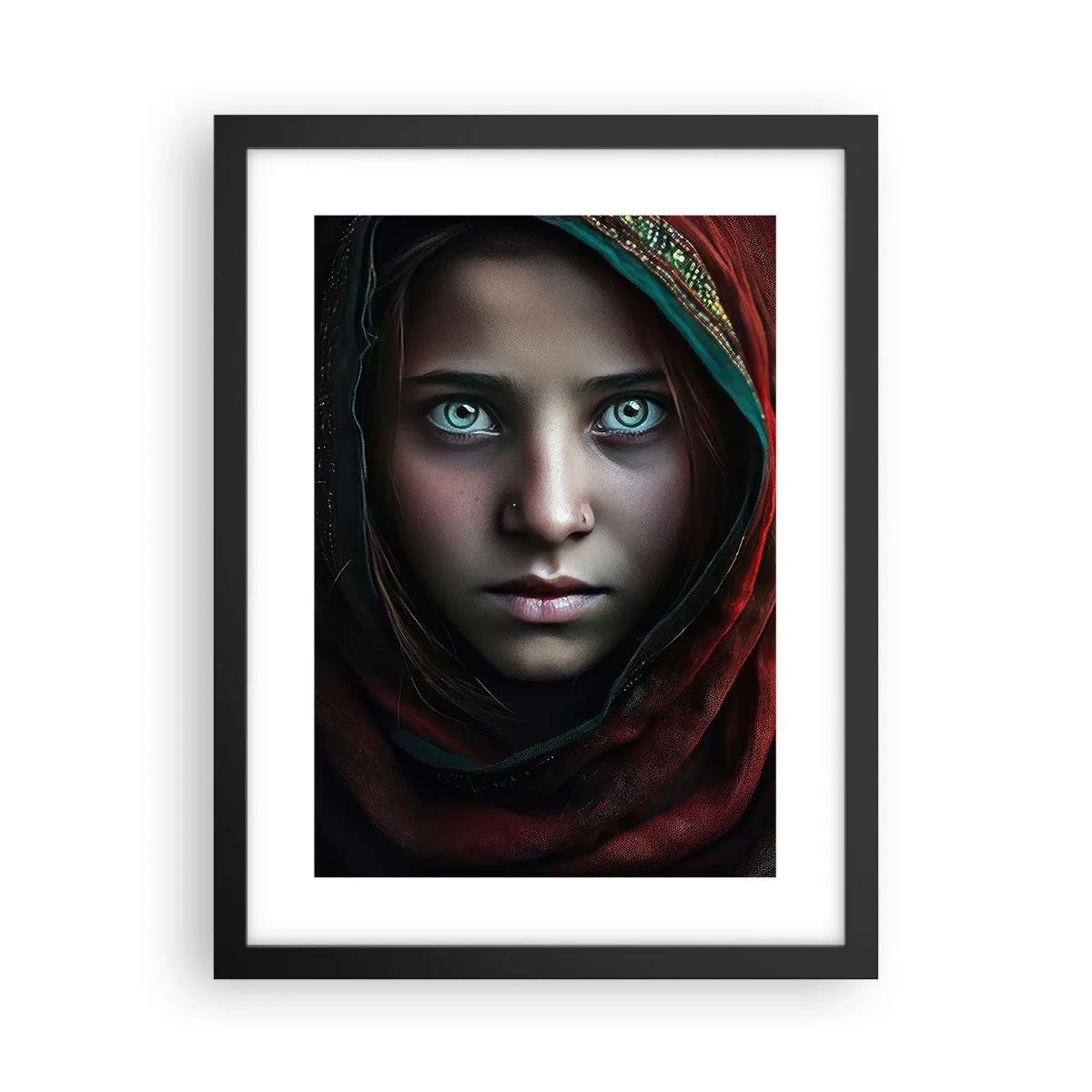 Poster in einem schwarzem Rahmen - Prinzessin aus dem Osten - 30x40 cm