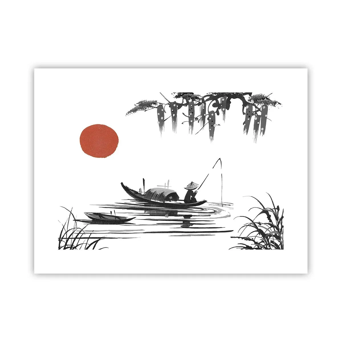 Poster - Asiatischer Nachmittag - 40x30 cm