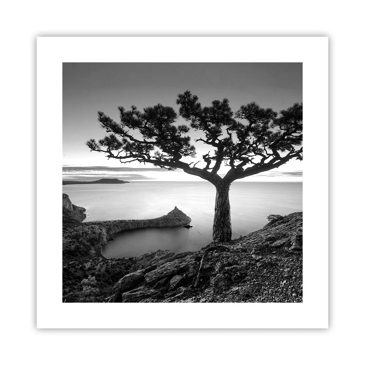 Poster - Stille bis zum Horizont - 40x40 cm