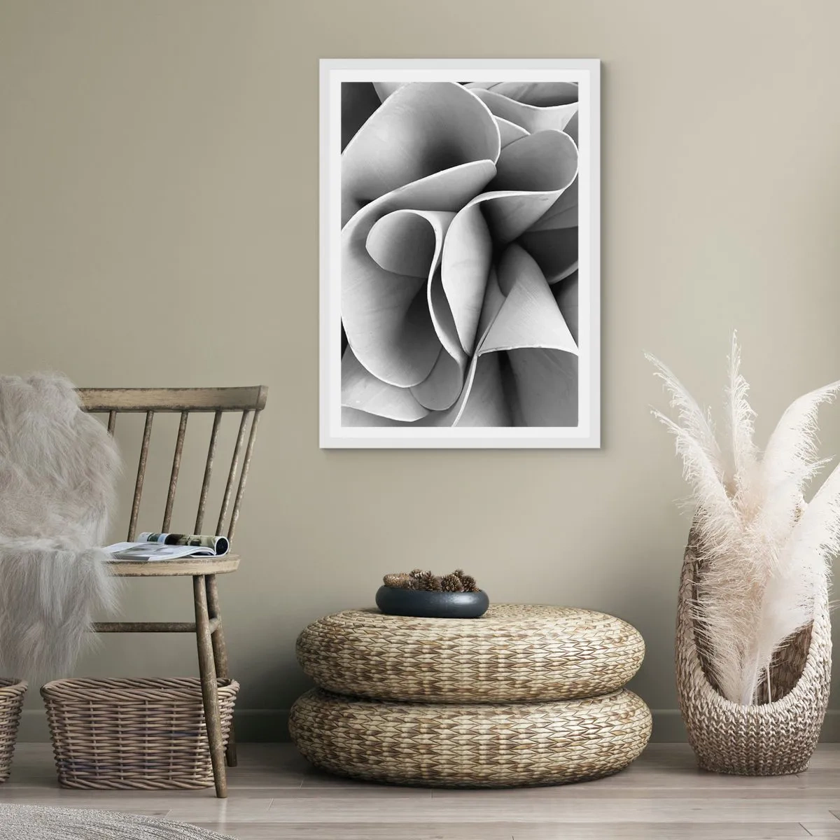 Poster in einem weißen Rahmen - Es passiert im Weltraum - 70x100 cm