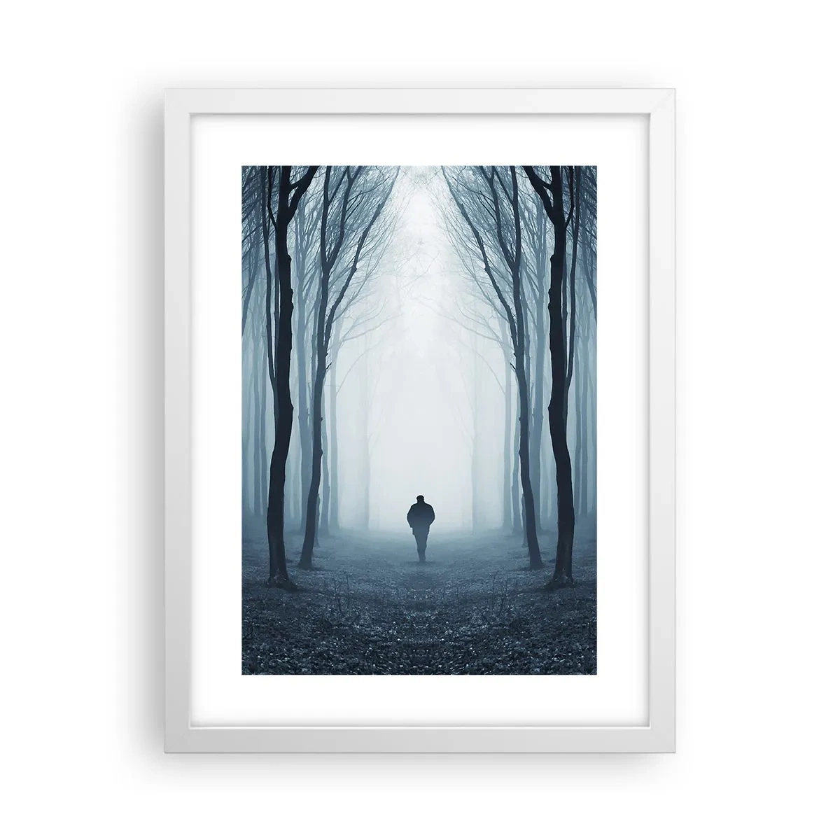 Poster in einem weißen Rahmen - Alles einfach und übersichtlich - 30x40 cm