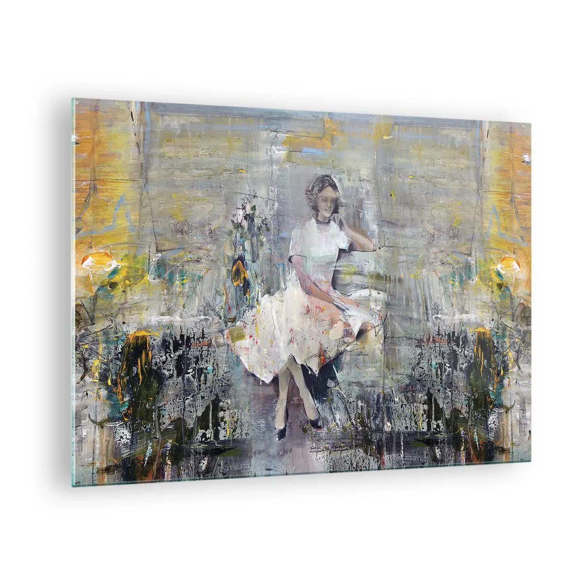 Glasbild - Bild auf glas - Klassisch und modern - 70x50cm - Klassisch und modern - Moderne Wanddekoration für Wohnzimmer und Schlafzimmer ARTTOR