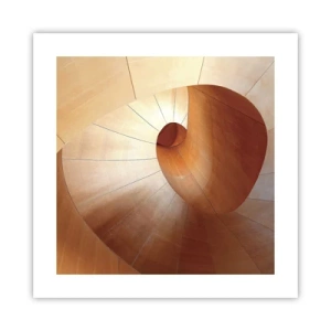 Poster - Architektonische Serpentine - 40x40 cm