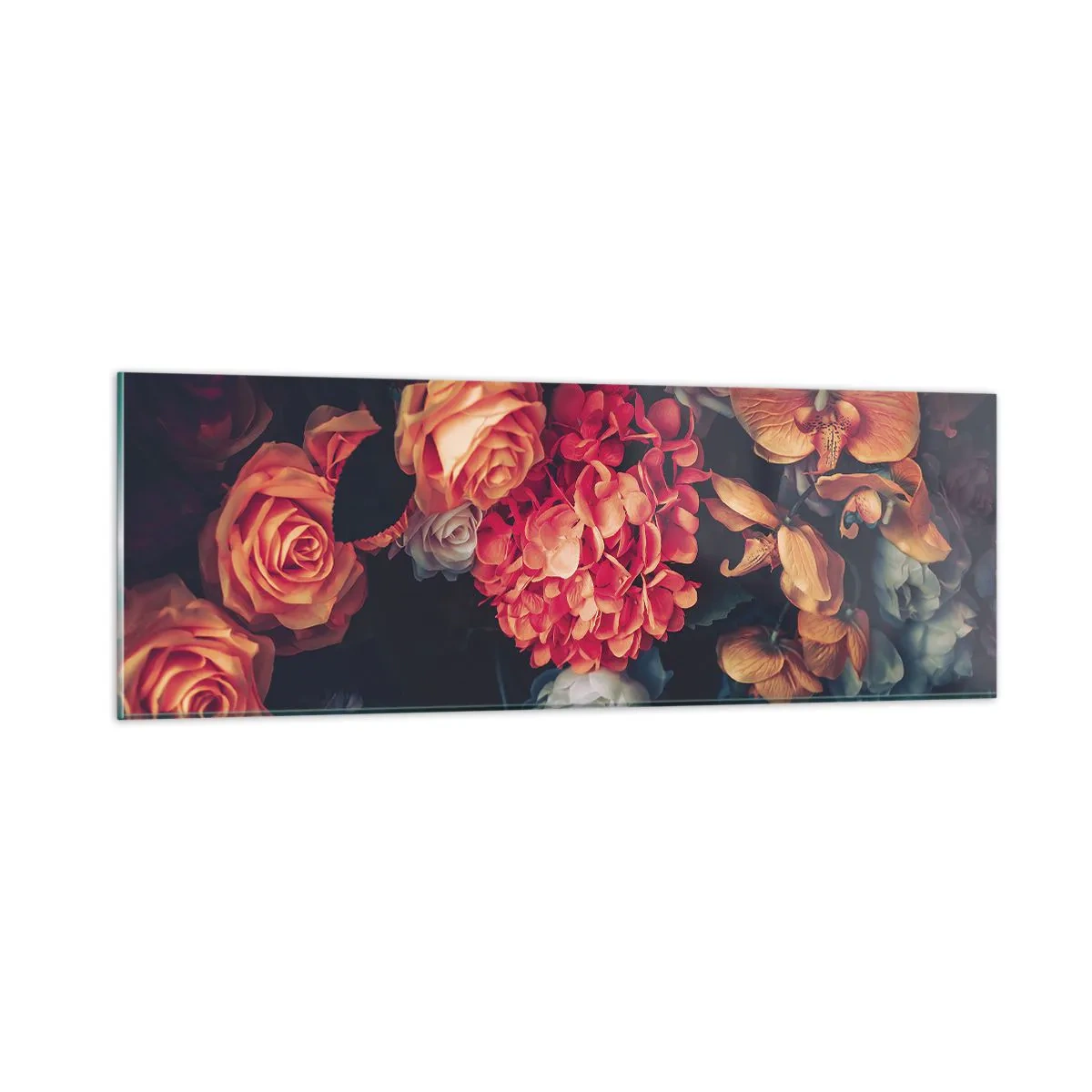 Glasbild - Bild auf glas - Wie bei den holländischen Meistern - 90x30 cm