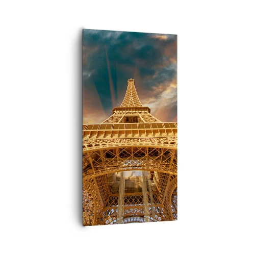 Bild auf Leinwand - Leinwandbild - Wie die Menschheit den Himmel erreichte - 65x120 cm