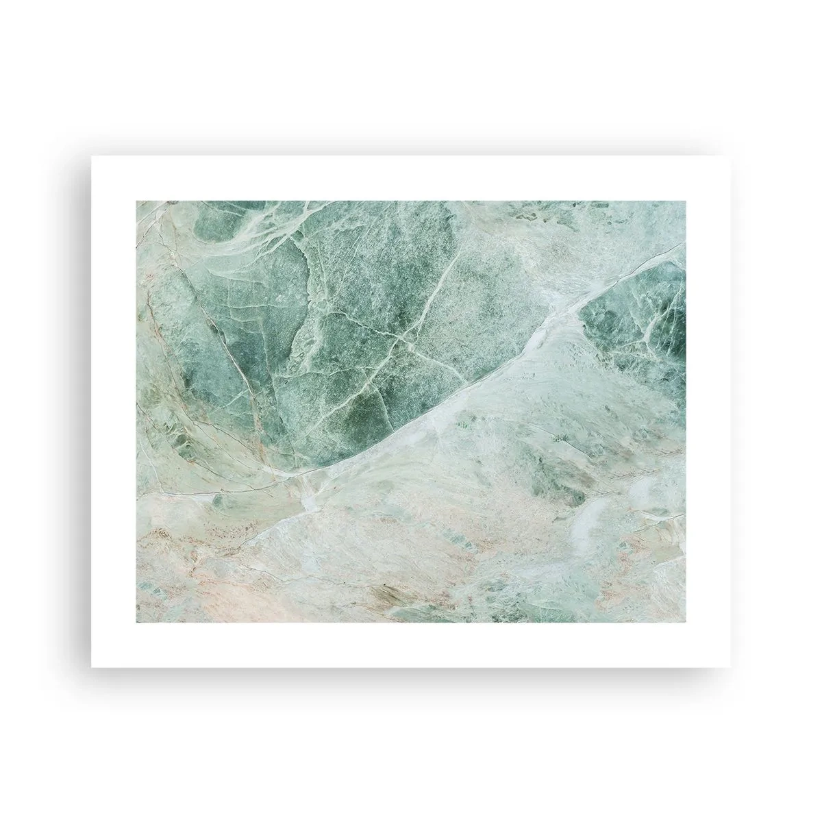 Poster - Edle Kälte des Steins - 50x40 cm