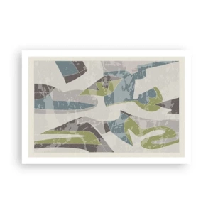 Poster - Komposition hinter dem Glas - 91x61 cm