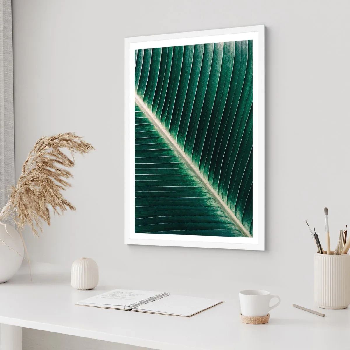 Poster in einem weißen Rahmen - Rhythmus der Natur - 61x91 cm