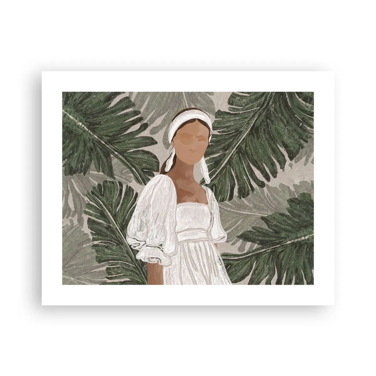 Poster - Exotisches Porträt - 50x40 cm