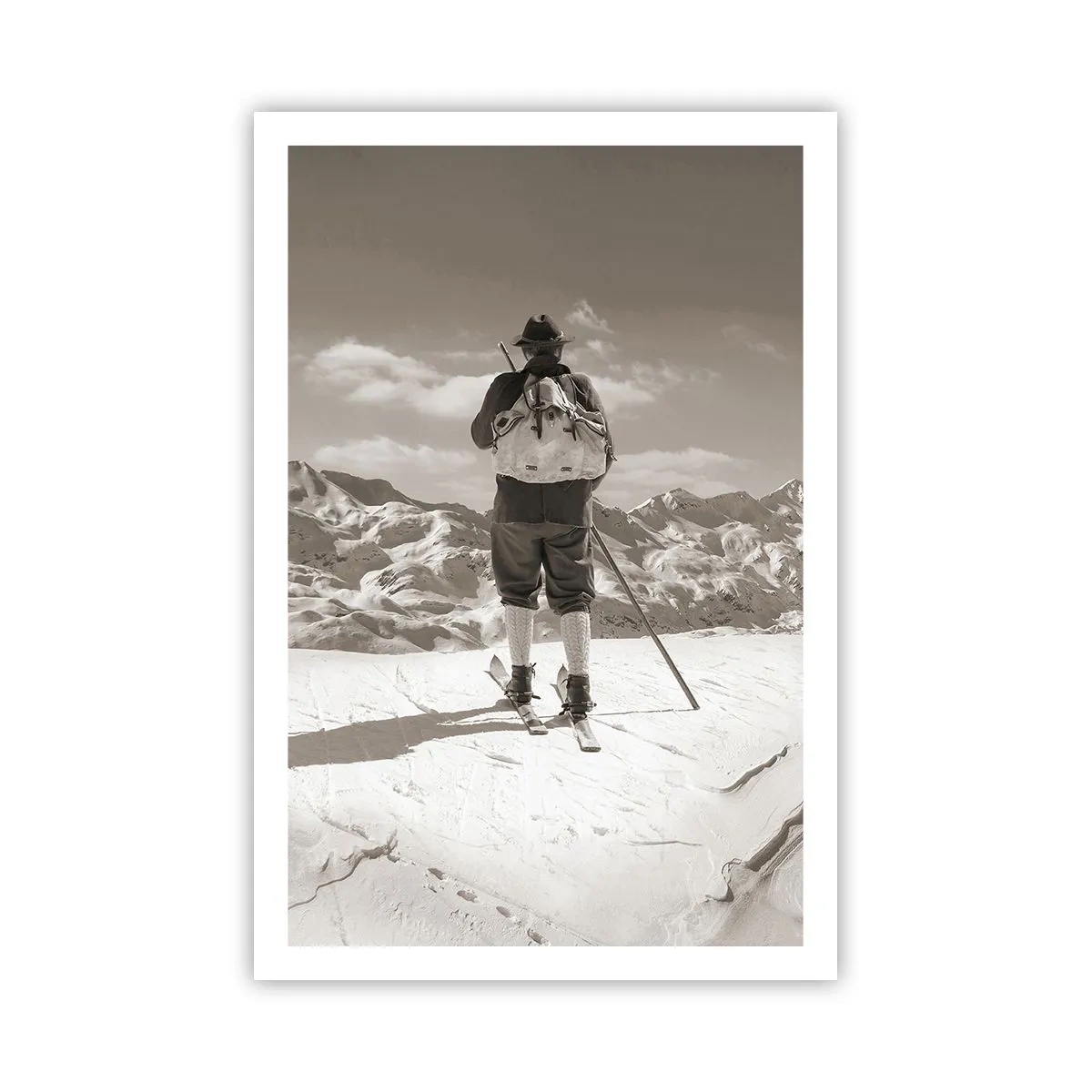 Poster - Und die Berge bleiben unverändert - 61x91 cm