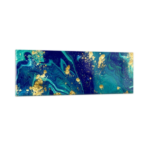 Glasbild - Bild auf glas - Die Blütenblätter der Sonne - 90x30 cm