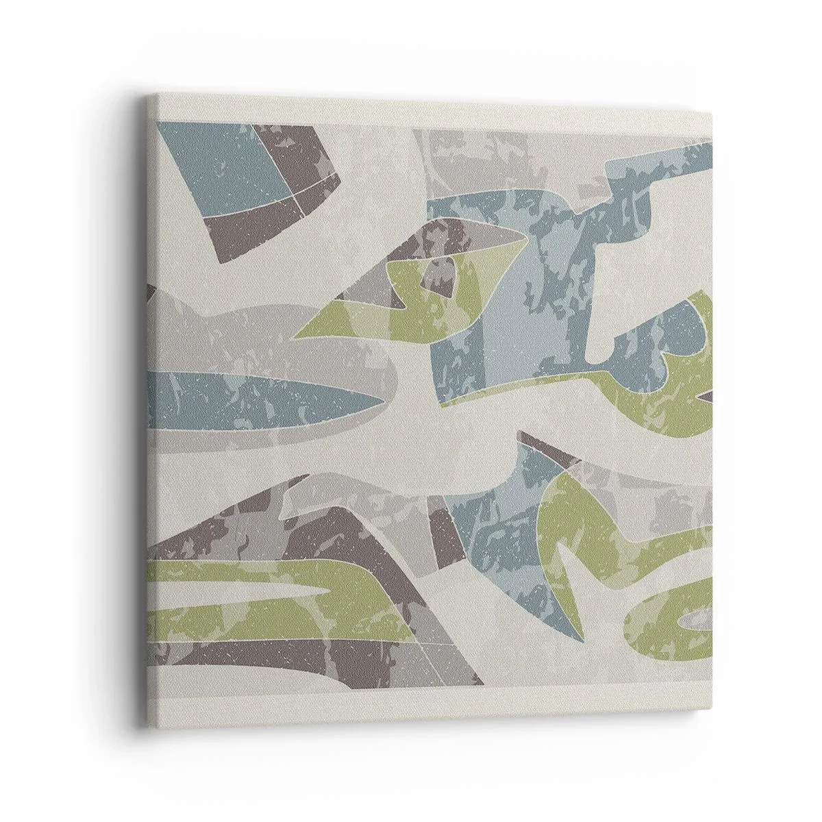 Bild auf Leinwand - Leinwandbild - Komposition hinter dem Glas - 40x40 cm