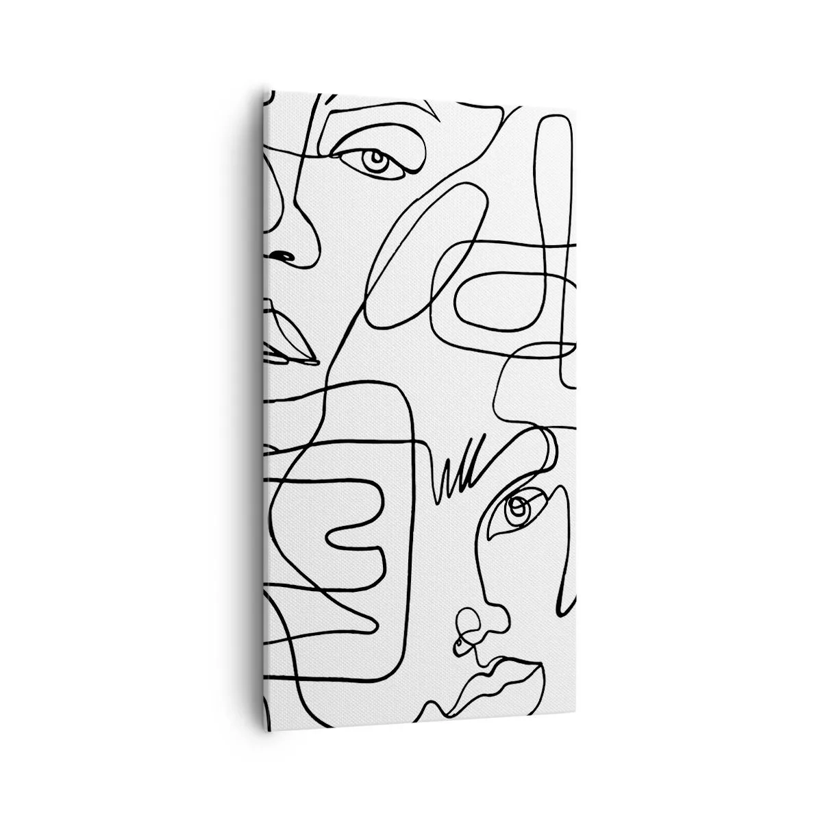 Bild auf Leinwand - Leinwandbild - In verworrenen Gefühlen - 55x100 cm