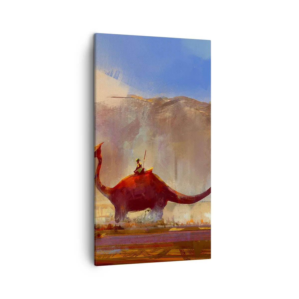 Bild auf Leinwand - Leinwandbild - Wenn sie nicht ausgestorben wären - 45x80 cm