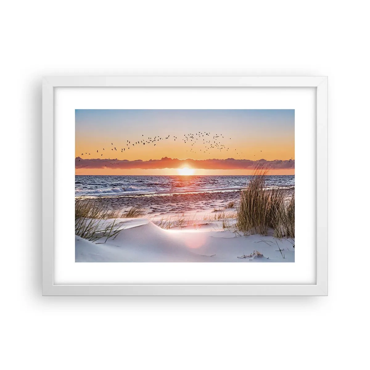 Poster in einem weißen Rahmen - Horizontale Landschaft - 40x30 cm