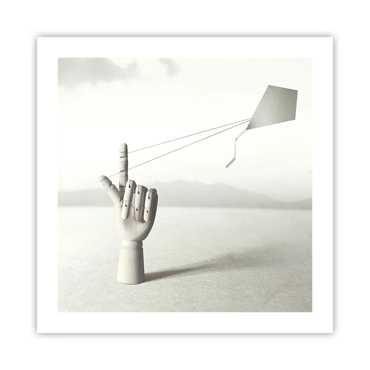 Poster - Kraftprobe - 50x50 cm