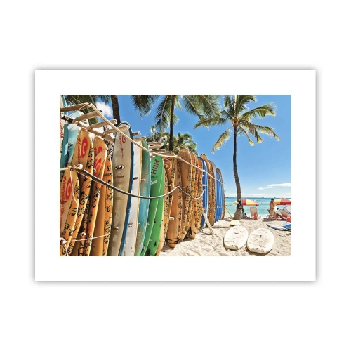Poster - Sonniger Spaß - 40x30 cm