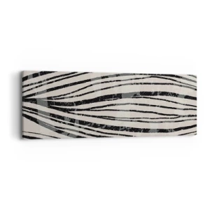 Bild auf Leinwand - Leinwandbild - Linienpool - 90x30 cm