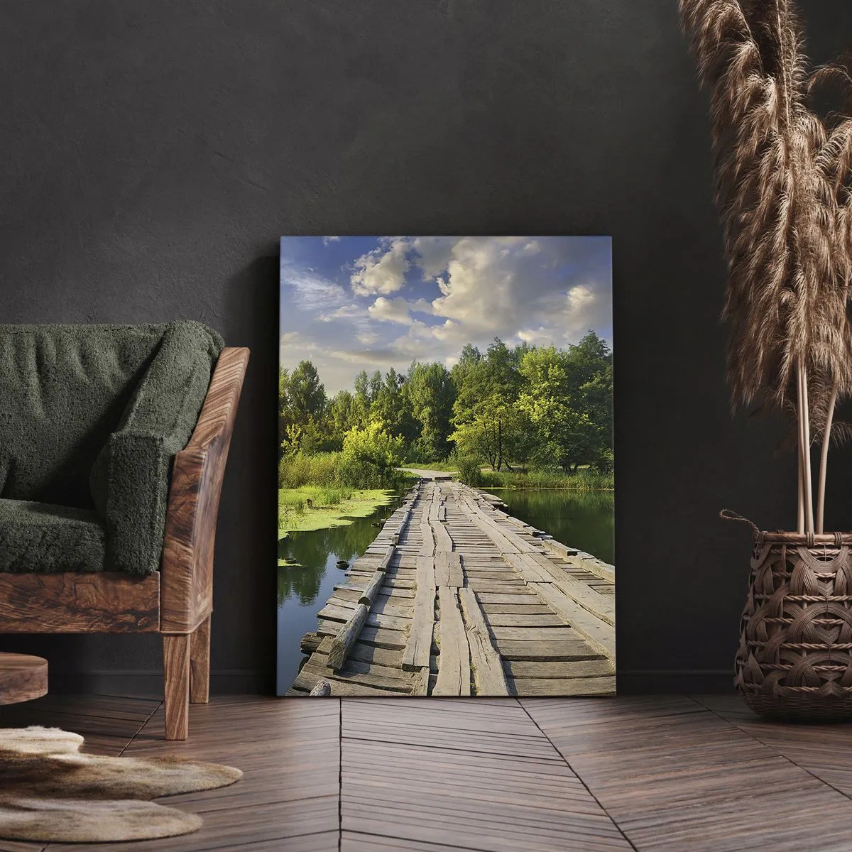 Bild auf Leinwand - Leinwandbild - Sommer, Sommer überall - 45x80 cm
