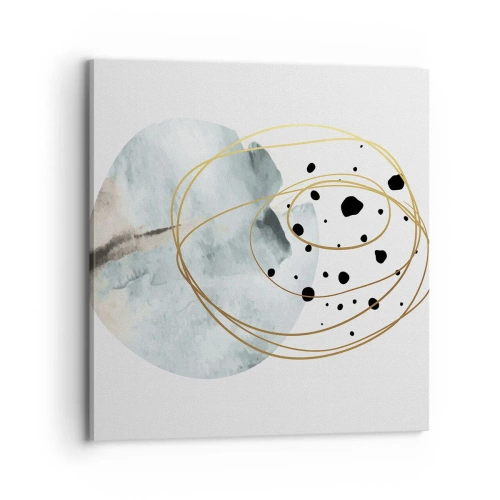 Bild auf Leinwand - Leinwandbild - Vom Weltraum umarmt - 70x70 cm