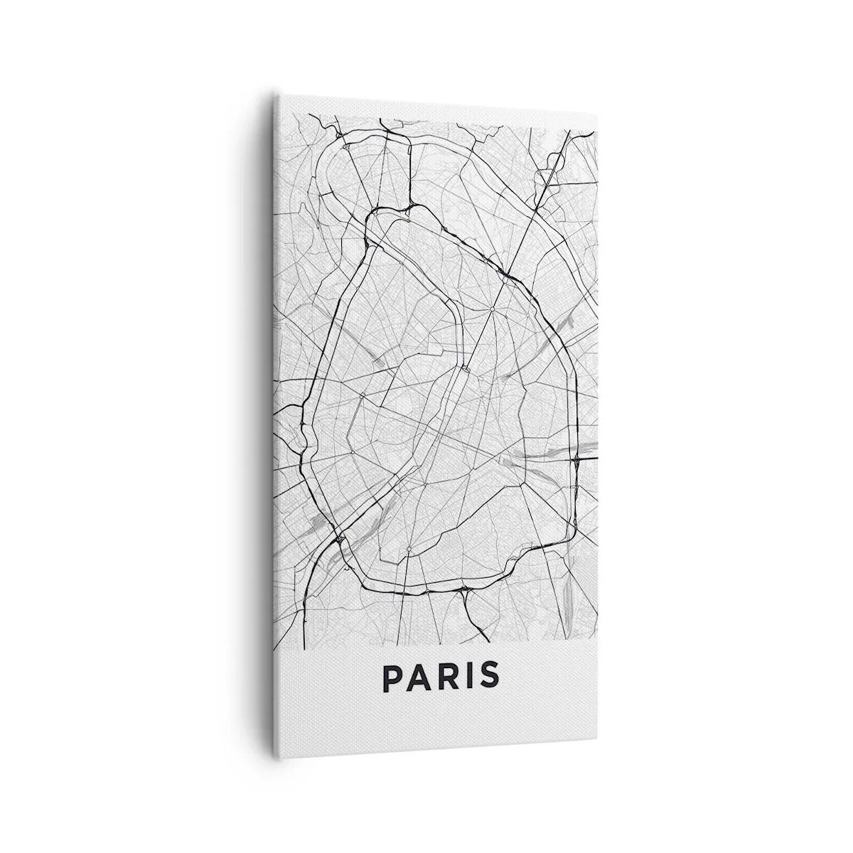 Bild auf Leinwand - Leinwandbild - Pariser Blume - 55x100 cm