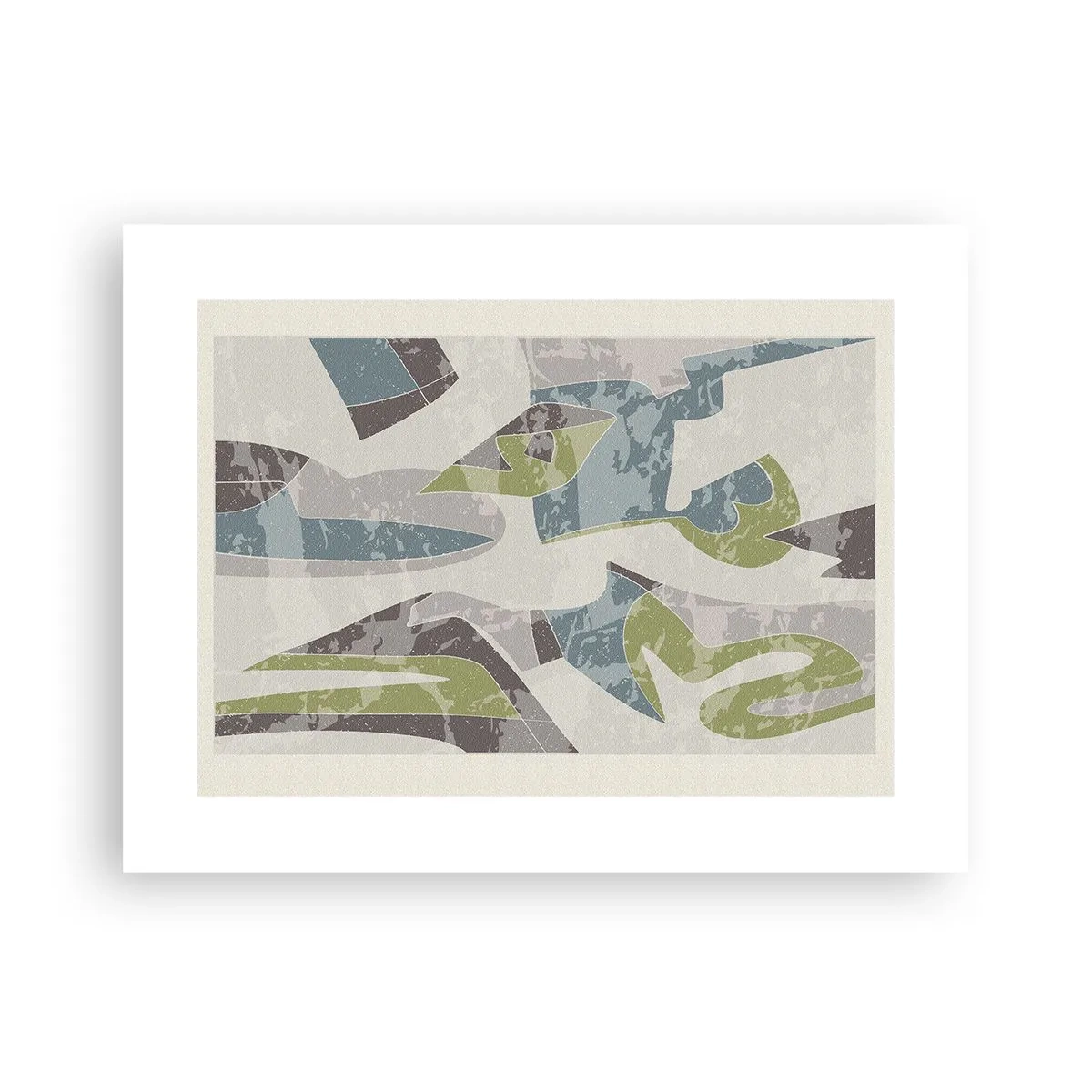 Poster - Komposition hinter dem Glas - 40x30 cm