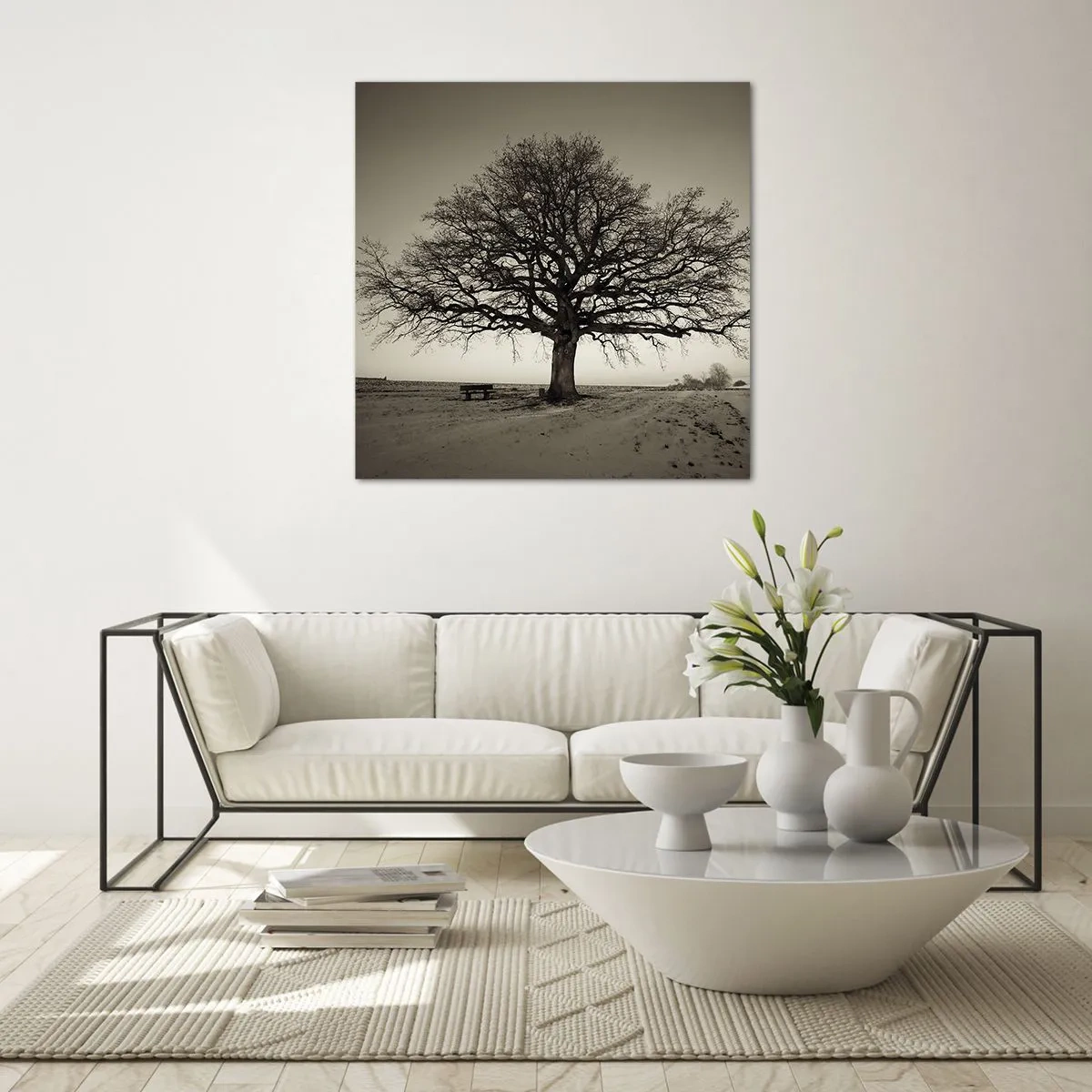 Glasbild - Bild auf glas - Von hier zu Ewigkeit - 30x30 cm