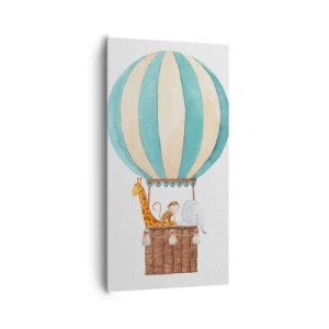 Bild auf Leinwand - Leinwandbild - Fantastische Reise - 65x120 cm