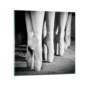 Glasbild - Bild auf glas - Gemeinsam, leicht - 70x70 cm