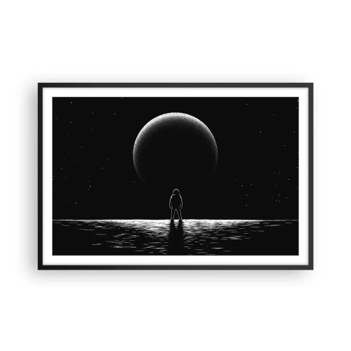 Poster in einem schwarzem Rahmen - Angesicht zu Angesicht - 91x61 cm