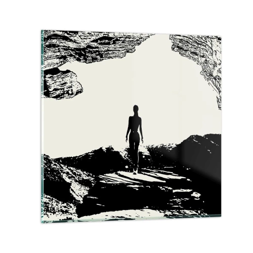 Glasbild - Bild auf glas - Neuer Blick - 30x30 cm