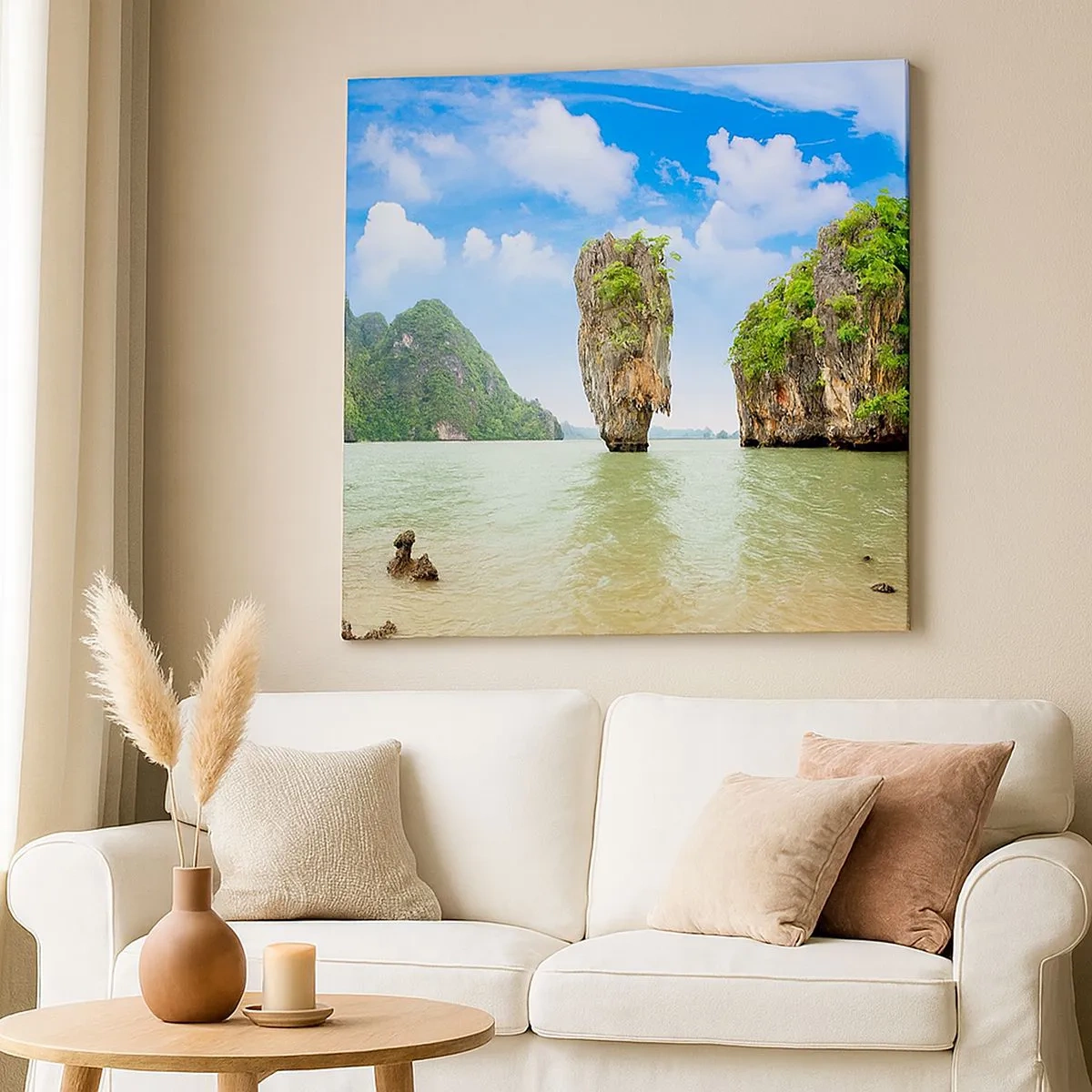 Bild auf Leinwand - Leinwandbild - Felsige Wunder der Natur - 30x30 cm