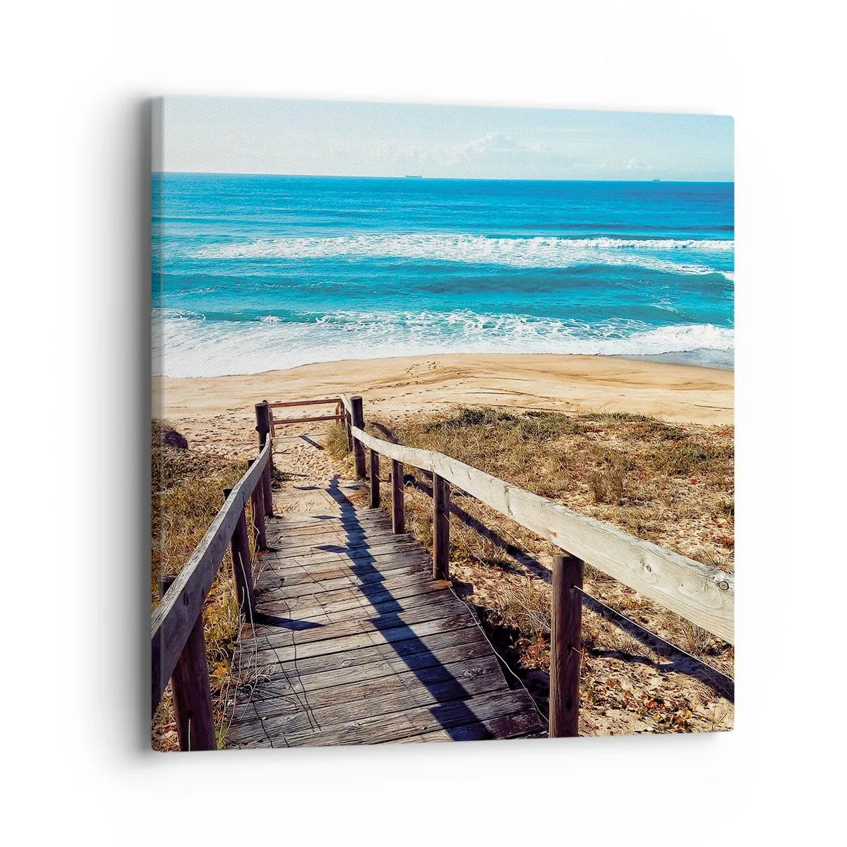 Bild auf Leinwand - Leinwandbild - Lauf! - 40x40 cm