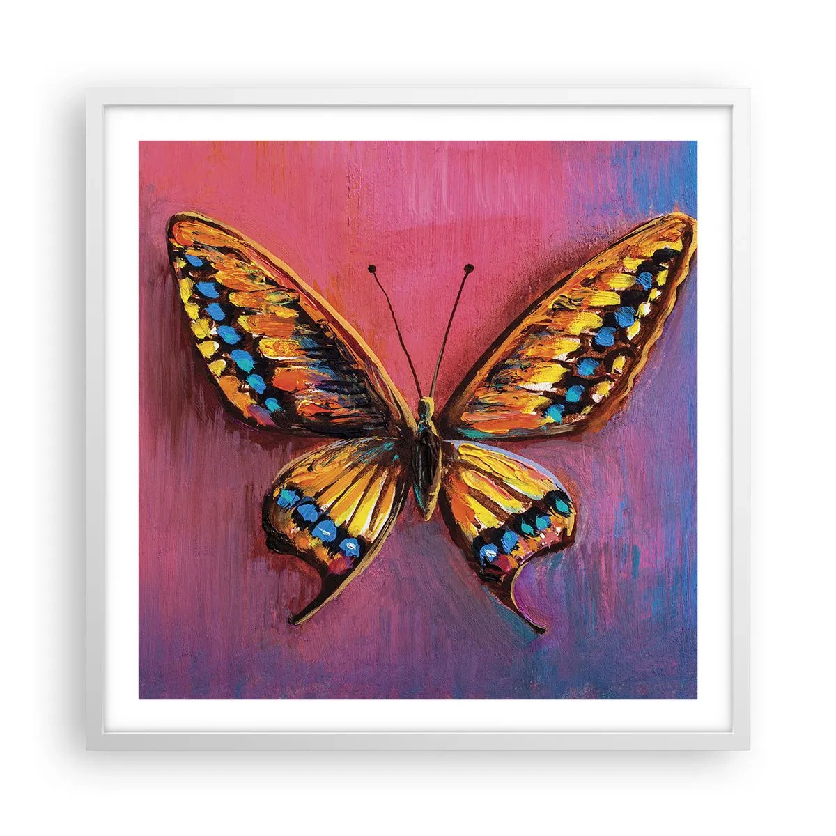 Poster in einem weißen Rahmen - Ein Juwel der Natur - 60x60 cm