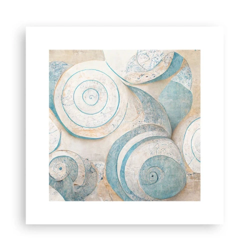 Poster - Was verbirgt sich in der Muschel? - 30x30 cm