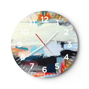 Wanduhr - Glasuhr - Gibt es eine Methode? - 40x40 cm