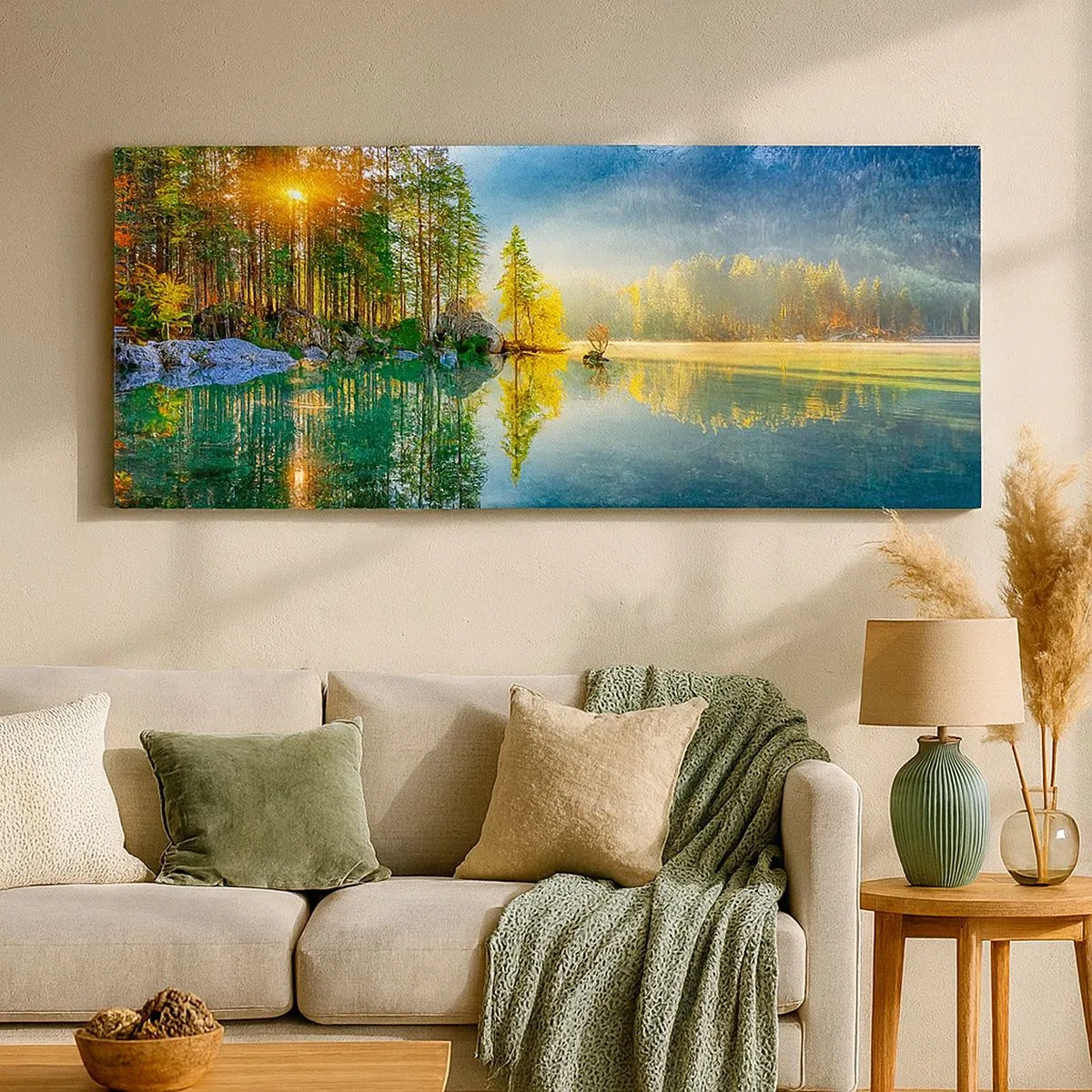 Bild auf Leinwand - Leinwandbild - Majestät und Süße - 100x40 cm