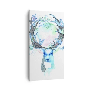 Bild auf Leinwand - Leinwandbild - Die Kraft und Feinheit der Natur - 55x100 cm